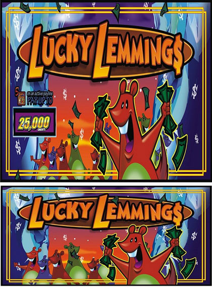 Lucky lemmings slot machine